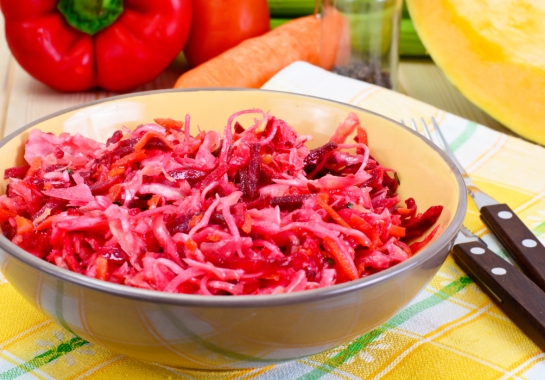Beet and Carrot Salad with Ginger