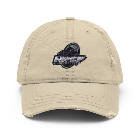distressed dad hat khaki front 658c7d25670fa