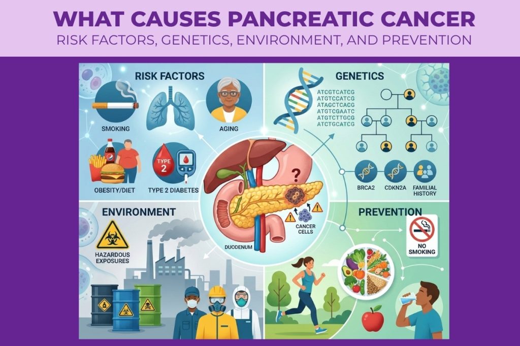 What Causes Pancreatic Cancer: Risk Factors, Genetics, Environment, and Prevention